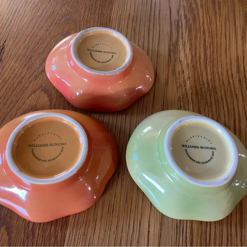 3 Williams Sonoma Ceramic Tomato Dishes